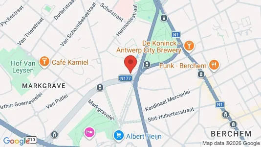 Kantorruimte te huur i Stad Antwerp - kort over placeringen