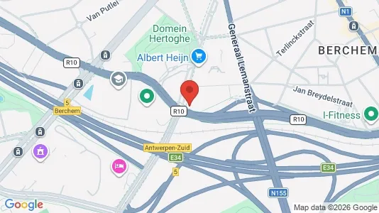 Kontorlokaler til leje i Stad Antwerp - kort over placeringen
