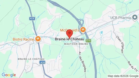 Büros zur Miete i Kasteelbrakel - kort over placeringen
