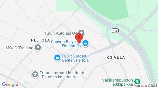 Office spaces for rent i Turku - kort over placeringen
