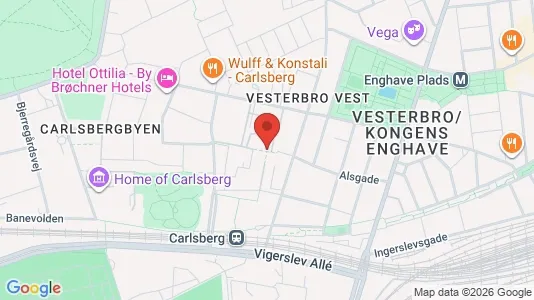 Kontorlokaler til leje i Vesterbro - Foto fra Google Street View