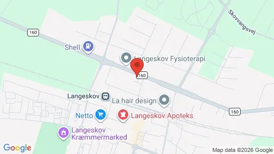 Nieruchomości komercyjne Do wynajęcia i Langeskov - kort over placeringen