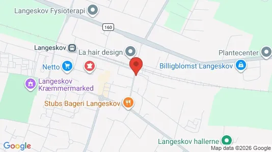 Nieruchomości komercyjne Do wynajęcia i Langeskov - kort over placeringen