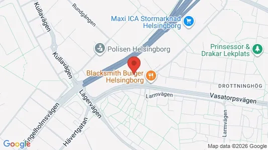 Büros zur Miete i Helsingborg – Foto von Google Street View