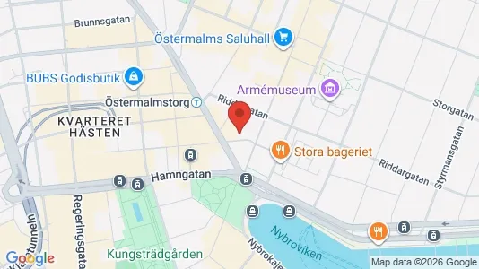 Office spaces for rent i Östermalm - kort over placeringen