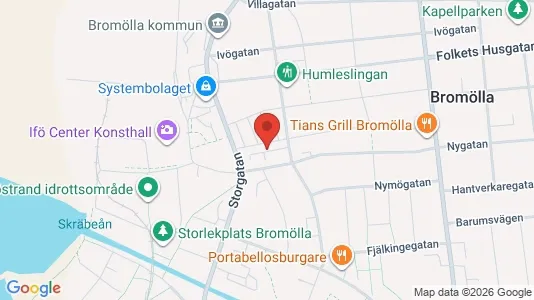 Gewerbeflächen zur Miete i Bromölla - kort over placeringen