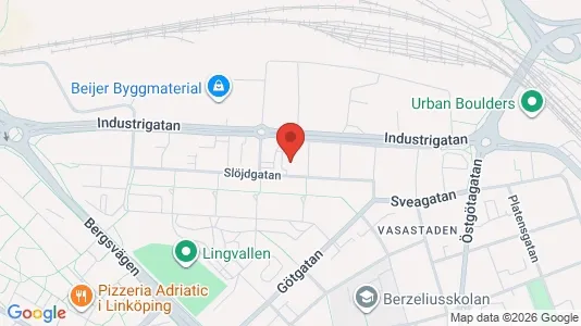 Gewerbeflächen zur Miete i Linköping - kort over placeringen