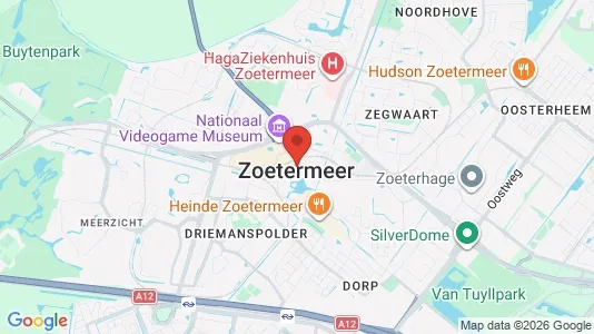 Shops for rent i Zoetermeer - kort over placeringen