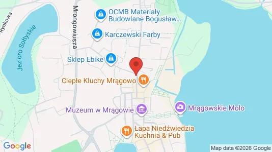Espacios de oficina En alquiler i Mrągowski - kort over placeringen