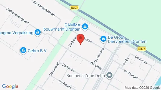 Nieruchomości komercyjne Do wynajęcia i Dronten - kort over placeringen