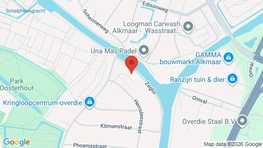 Lokaler til leje i Alkmaar - kort over placeringen