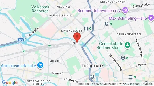Office spaces for rent i Berlin Mitte - kort over placeringen