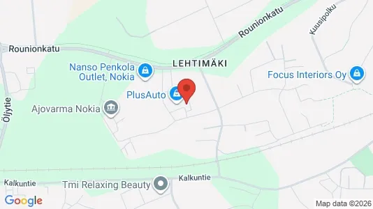 Commercial properties for sale i Nokia - kort over placeringen