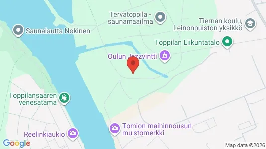 Lokaler til leie i Oulu - kort over placeringen