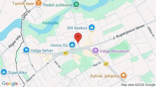 Nieruchomości komercyjne Na sprzedaż i Valga - kort over placeringen