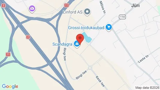 Commercial properties for rent i Rae - kort over placeringen
