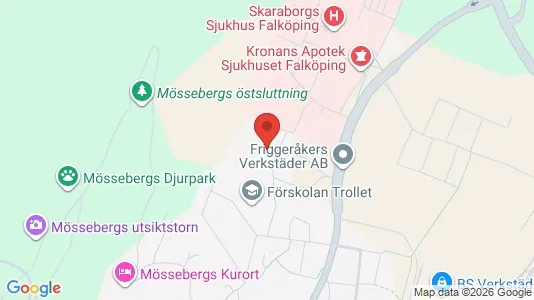 Gewerbeflächen zur Miete i Falköping - kort over placeringen