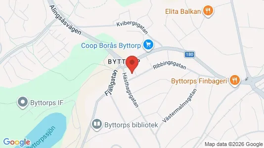 Commercial properties for sale i Borås - kort over placeringen