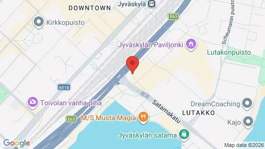 Office spaces for rent i Jyväskylä - kort over placeringen
