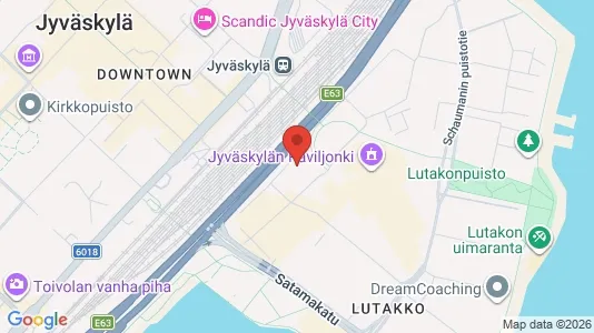 Office spaces for rent i Jyväskylä - kort over placeringen