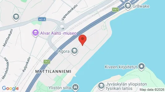 Office spaces for rent i Jyväskylä - kort over placeringen