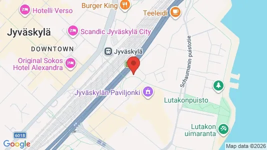 Office spaces for rent i Jyväskylä - kort over placeringen