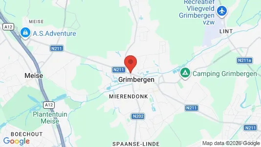 Büros zur Miete i Grimbergen - kort over placeringen