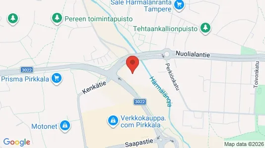 Office spaces for rent i Pirkkala - kort over placeringen