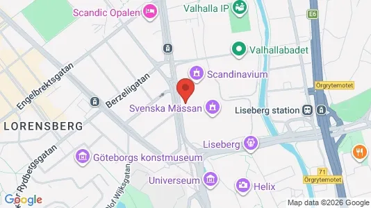 Office spaces for rent i Örgryte-Härlanda - kort over placeringen