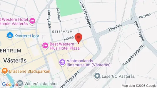 Toimistotilat Vuokrattavana i Västerås - kort over placeringen