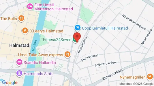 Lokale biurowe Do wynajęcia i Halmstad - kort over placeringen