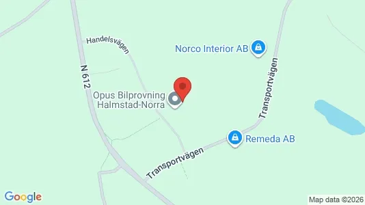 Magazyny Do wynajęcia i Halmstad - kort over placeringen