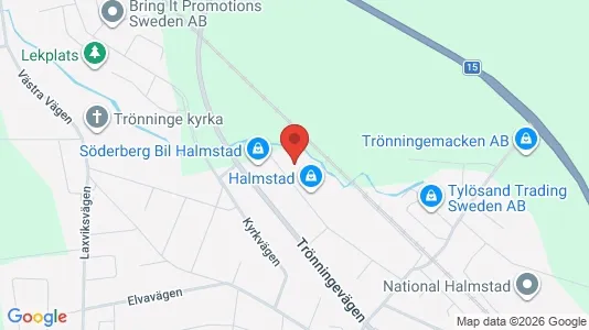 Propiedades comerciales En venta i Halmstad - kort over placeringen