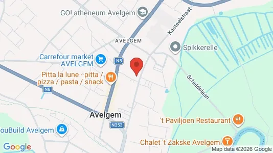 Gewerbeflächen zur Miete i Avelgem - kort over placeringen