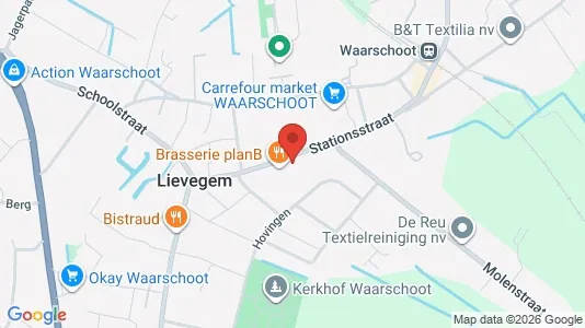 Commercial properties for sale i Lievegem - kort over placeringen