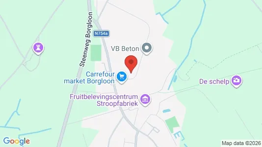 Gewerbeflächen zur Miete i Borgloon - kort over placeringen