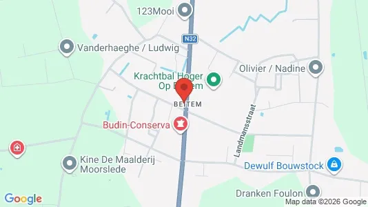 Lokaler til salgs i Roeselare - kort over placeringen