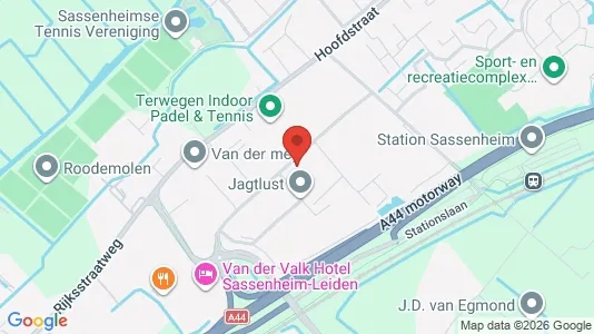 Lokaler til leie i Teylingen - kort over placeringen
