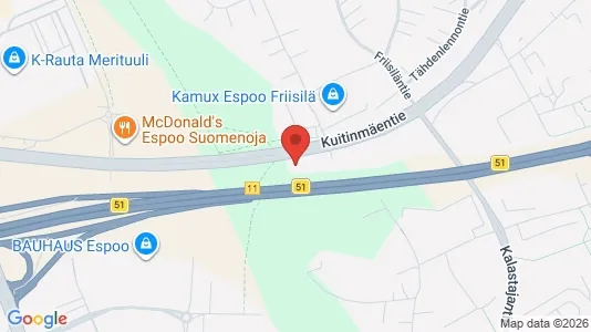 Bedrijfsruimtes te huur i Espoo - kort over placeringen