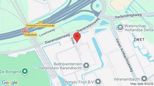 Lokaler til leje i Barendrecht - kort over placeringen