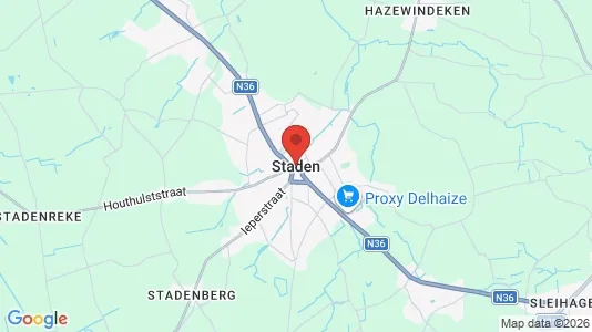 Lagerlokaler til salg i Staden - kort over placeringen