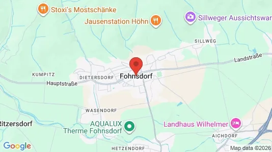 Shops for rent i Fohnsdorf - kort over placeringen
