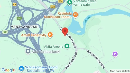 Commercial properties for rent i Vantaa - kort over placeringen