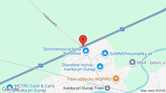 Bedrijfsruimtes te huur i Senec - kort over placeringen