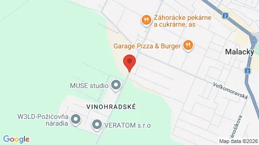 Nieruchomości komercyjne Do wynajęcia i Malacky - kort over placeringen