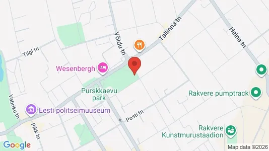 Commercial properties for sale i Rakvere - kort over placeringen