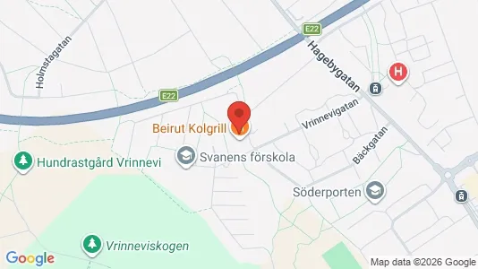 Commercial properties for rent i Norrköping - kort over placeringen
