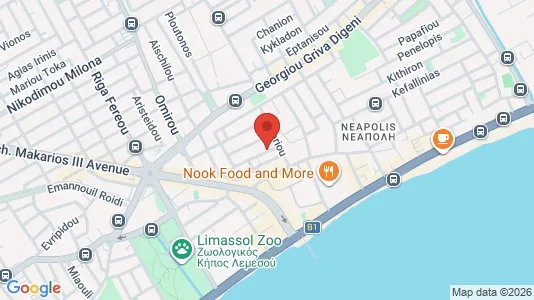 Nieruchomości komercyjne Na sprzedaż i Limassol - kort over placeringen