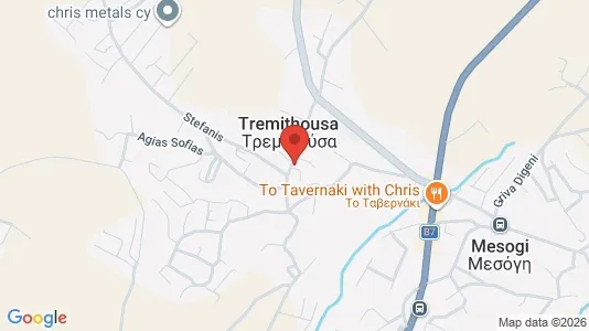 Lager zum Kauf i Tremithousa - kort over placeringen