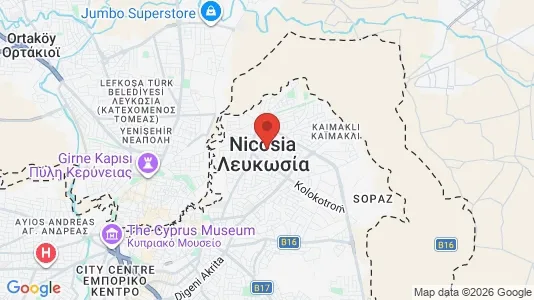 Nieruchomości komercyjne Na sprzedaż i Nikozja Lefkosia - kort over placeringen
